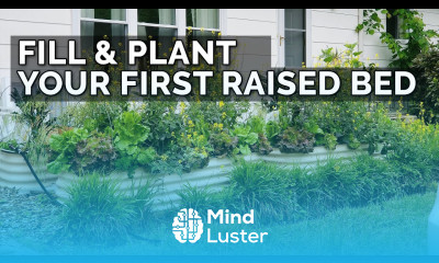 How to Fill Fertilize Plant AND Mulch a Raised Bed from START to FINISH