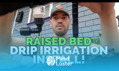 Drip Irrigation System Install in 7 Raised Beds