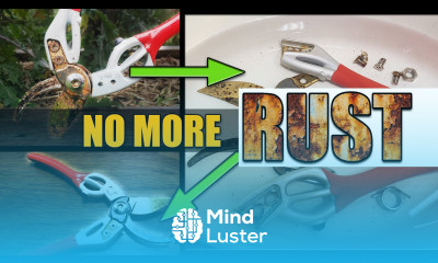 How To Restore Rusted Garden Tools With NO Chemicals