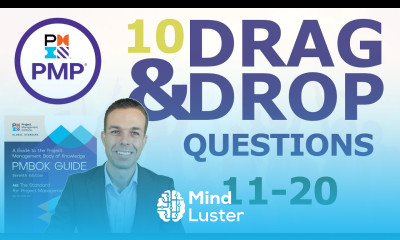 10 More PMP Drag Drop Questions 11 to 20