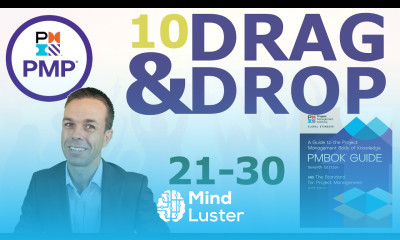 10 More Drag and Drop Questions for your PMP Exam 21 to 30