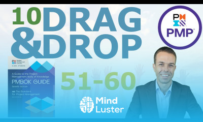 10 More Drag and Drop Questions for your PMP Exam 51 to 60