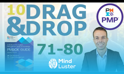 10 Amazing Drag and Drop Questions for your PMP Exam 71 to 80