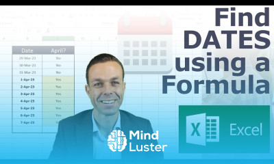 How to find DATES using a formula in Excel
