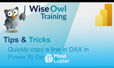 Quickly copy a line in DAX in Power BI Desktop