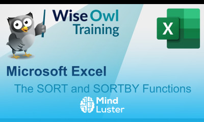 Microsoft Excel The SORT and SORTBY Functions