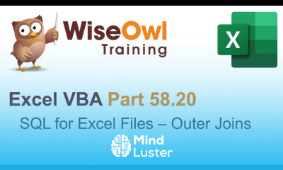 Excel VBA Introduction Part 58 20 SQL for Excel Files Outer Joins