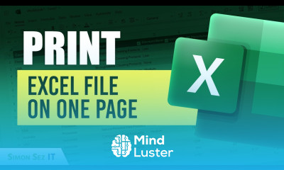 Print Excel File in One Page