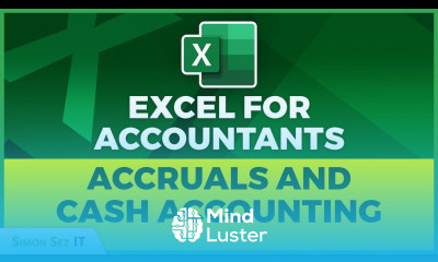 Accountant Excel Toolkit Accruals and Cash Accounting