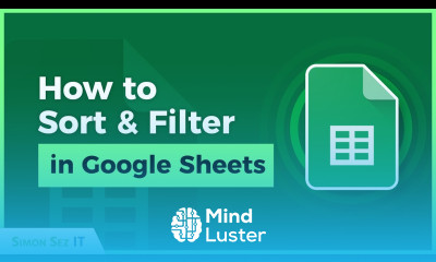 Sorting and Filtering in Google Sheets