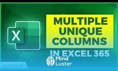How to Extract Multiple Unique Columns in Excel 365