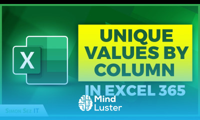 How to Extract Unique Values by Column in Excel 365