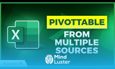 How to Build a PivotTable from Multiple Sources