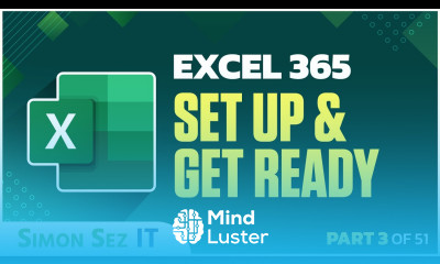 Excel 365 for Beginners Exercise to Get Started 3 of 51