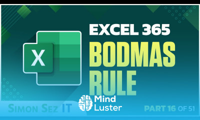 Excel 365 for Beginners Mastering BODMAS in Excel Calculations 16 of 51