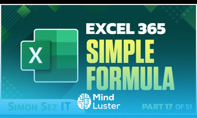 Excel 365 for Beginners Learn to Quickly Sum Data 17 of 51