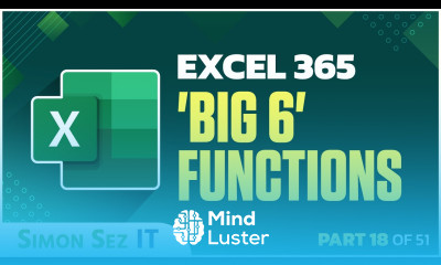 Excel 365 for Beginners Learn the Most Essential Formulas and Functions 18 of 51