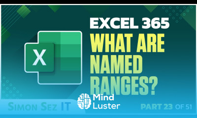 Excel 365 for Beginners How to Create and Use Named Ranges for Easier Calculations 23 of 51