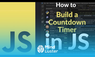 How to Build a Countdown Timer with JavaScript Real Time Timer Project with DOM setInterval
