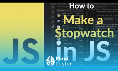 How to Make a Stopwatch Using JavaScript DOM Methods Start Stop Reset Timer Functions Explained
