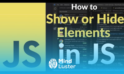 How to Show or Hide Elements with JavaScript Toggle Visibility Using Style Classes Display Prop