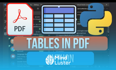 How to Create Tables in PDF using Python Step by Step Guide to Building PDF Tables 2025