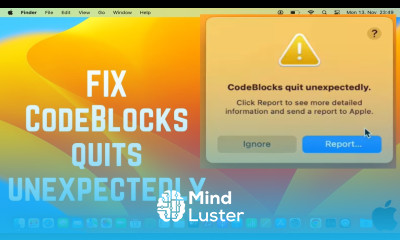 FIX Code Blocks Crashing or quits unexpectedly on Mac Solve CodeBlocks quits unexpectedly on MacOS