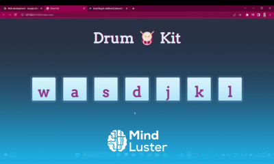 JavaScript Drum Kit Tutorial How to Add Event Listener to JavaScript