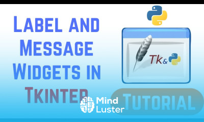 Tkinter Tutorial For Beginners Label and Message Widgets in Tkinter
