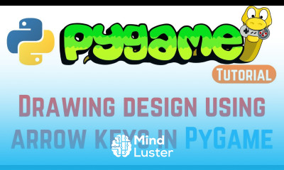 PyGame Tutorial For Beginners Drawing design using arrow keys in PyGame