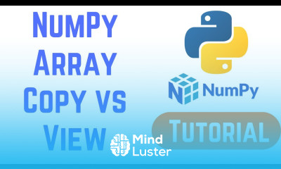 Python NumPy Tutorial For Beginners NumPy Array Copy vs View