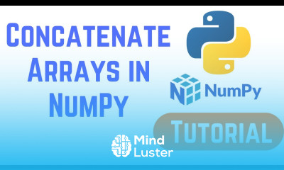 Python NumPy Tutorial For Beginners How To Concatenate Arrays in NumPy numpy concatenate