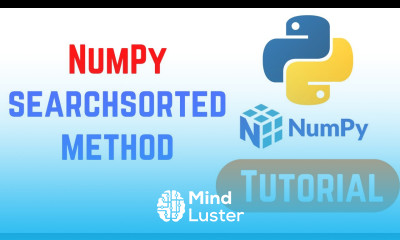 Python NumPy Tutorial For Beginners NumPy searchsorted method with Examples