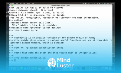 Numpy Tutorial for beginners How to Use NumPy random randint