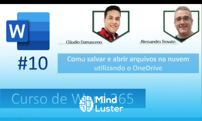 10 Curso de Word Online Como salvar e abrir arquivos com o OneDrive