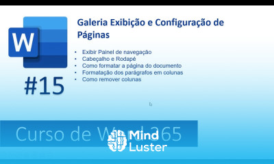 15 Curso de Word Online Cabeçalho Rodapé e Configurações de Página