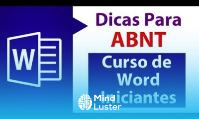 Curso de Word ABNT Ajustar Paragrafo