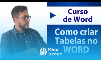 Como criar Tabelas no WORD