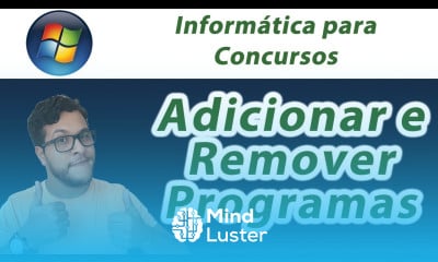 Informática para Concursos Adicionar e Remover Programas