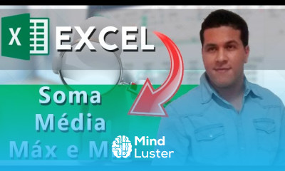 EXCEL BÁSICO → Funções Soma Média Maximo e Min