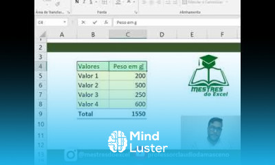 shorts de Excel Formatando valores em KG no Excel