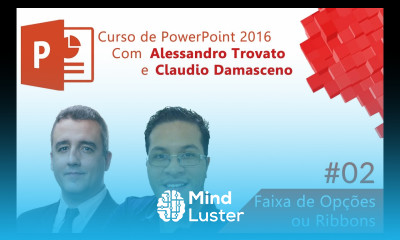 02 PowerPoint 2016 Faixa de Opções