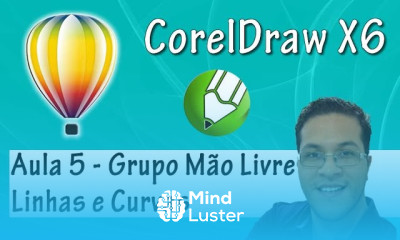 CorelDraw X6 Aula 5 Grupo Mão Livre Linhas e Curvas