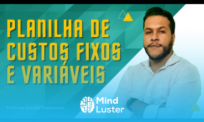 Planilha de Custos fixos e variáveis