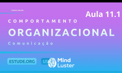 Comportamento Organizacional Aula 11 Comunicação Parte 1