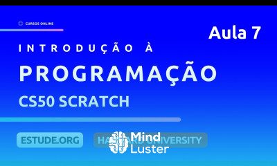 CS50 Scratch Variáveis Aula 7 Introdução à Programação com Scratch