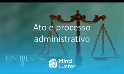 Direito Constitucional e Administrativo Ato e processo administrativo