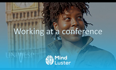 Inglês Working at a conference