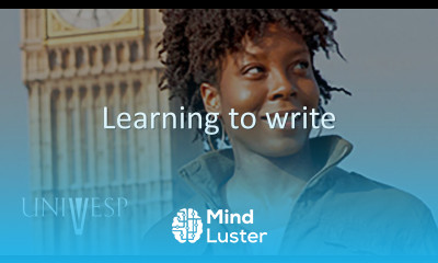 Inglês Learning to write