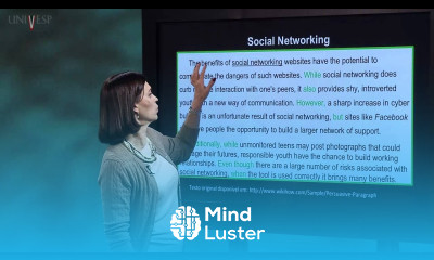 Inglês I Aula 6 Produção escrita Parágrafo Parte 2